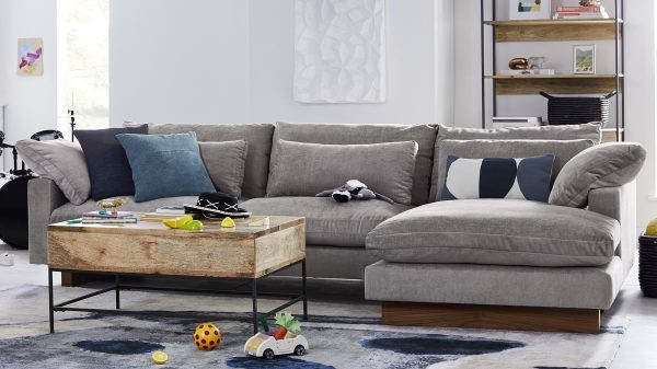 Sofa góc nỉ phong cách hiện đại SFG-203